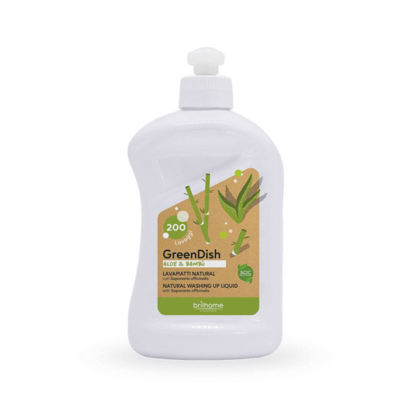 Greendish Aloe Et Bambou (avec Saponaire Officinale ) 500ml