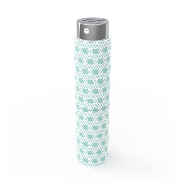 Étui à parfum de poche - Monogram Rope – Blanc et turquoise