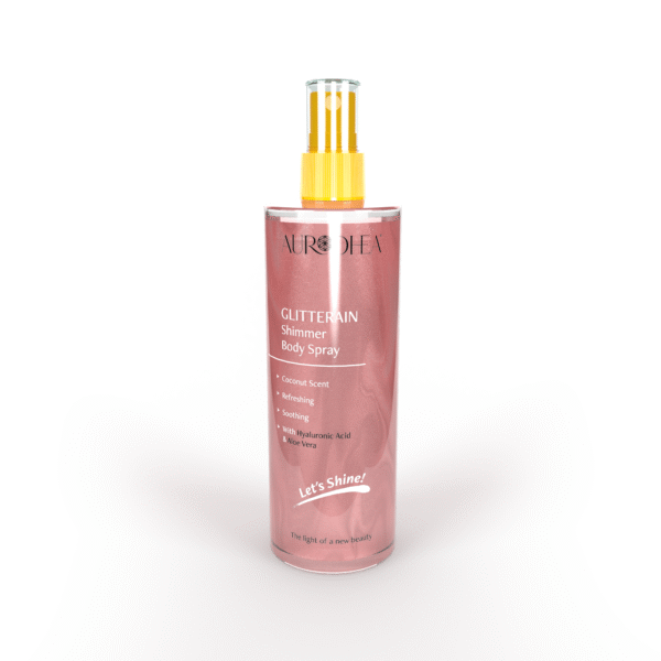 Glitterain - Pink Shimmer Body Spray (parfum De Noix De Coco) 150ml
